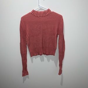 American eagle crop turtlenecks sweater